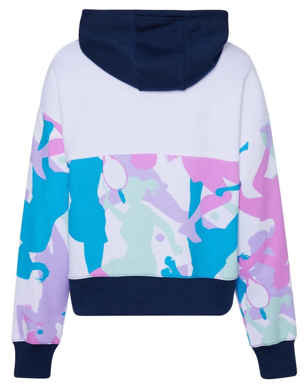 Женская Кофта теннисная Australian Open Hoodie Player Camouflage - разноцветный