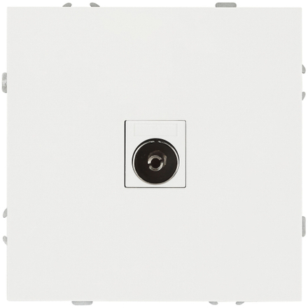 Розетка ЭРА Galaxy 15-3101-01 TV одиночная IP20 белый