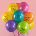 Шар (12''/30 см) С Днем Рождения, Ты Самая Лучшая!, Ассорти, пастель, 2 ст, 25 шт.