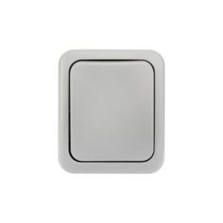 Переключатель проходной Mini OG IP54 о/у, серый KRANZ
