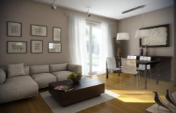 Проект Для троих 90 кв м