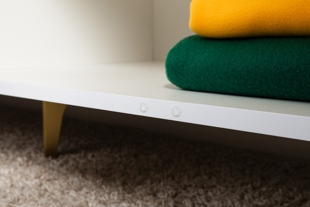 Монтесито Тумба под ТВ 16.67 Белый шагрень