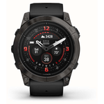Умные часы Garmin Epix Pro (Gen 2) 47 мм Sapphire Edition титан DLC Carbon Grey с черным ремешком