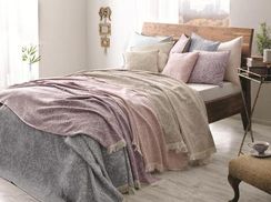 Покрывало пике  MARONE розовый  (в коробке) TIVOLYO HOME Турция