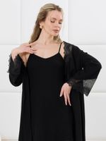 Халат Зора-4 Виотекс ЧЁРНЫЙ