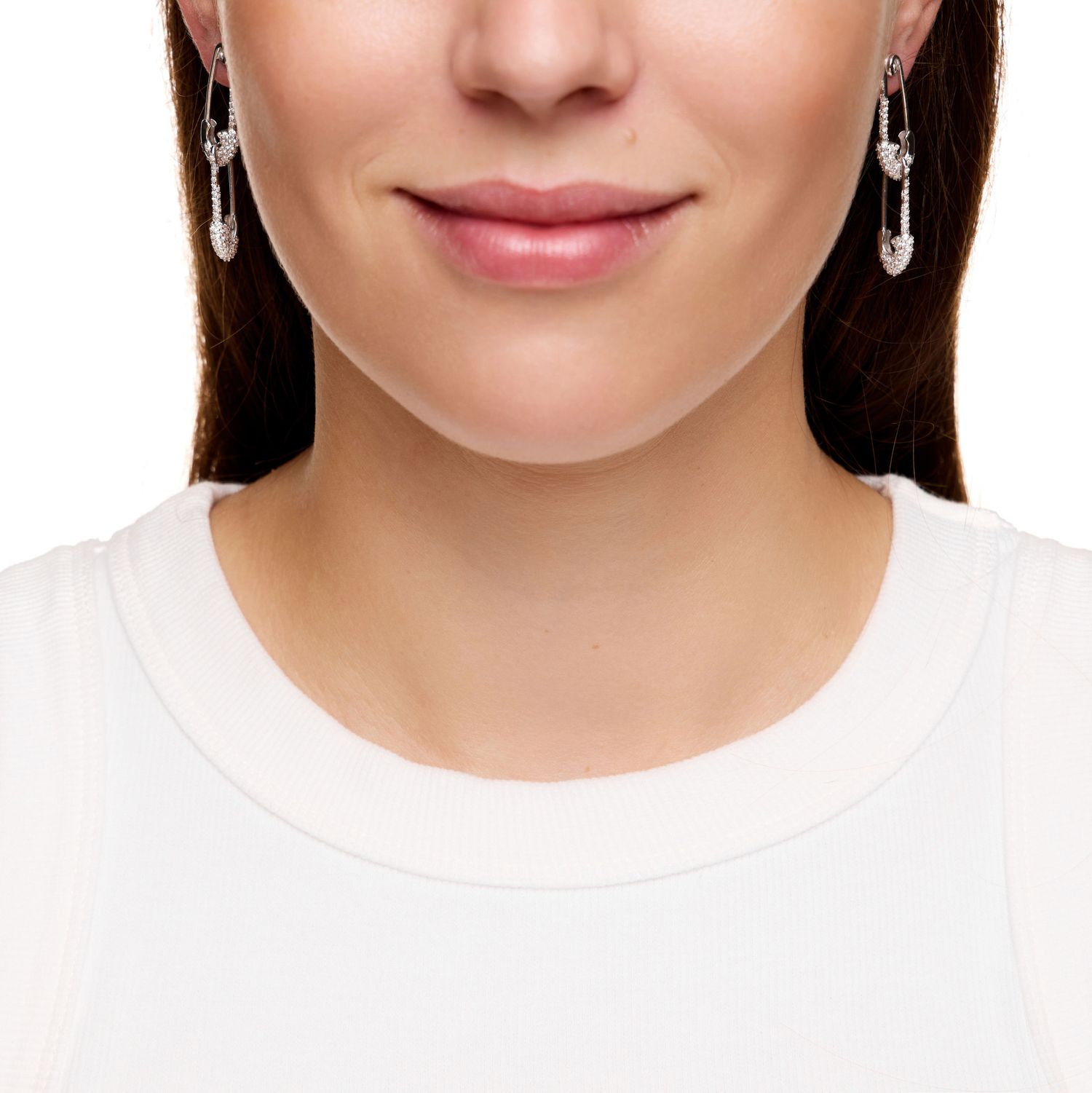 Серьги Geared Pin Earrings - Silver