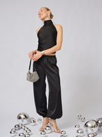 Брюки алладины из атласа