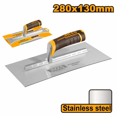Гладилка штукатурная гладкая 1280х130мм. HPT28138 INGCO 280х130 мм