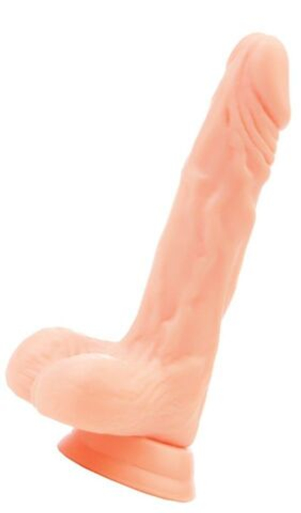 Телесный реалистичный фаллоимитатор  Брюс  - 19 см.