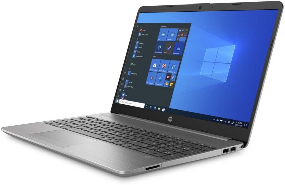 Ноутбук HP 250 G8 - 15.6;, 1366x768 (WXGA)/ Intel Core i3 1005G1 1200MHz/ SODIMM DDR4 4GB/ SSD 256GB/ Intel UHD Graphics/ Bluetooth, Wi-Fi/ noDVD, 3cell/ Серебристый/ FreeDOS/ 27K14EA