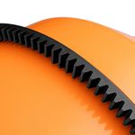 Бетоносмеситель БСЕ-200П, 200 л, 1000 Вт, полиамидный венец, Сибртех, 95510