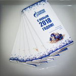 Брендированный шоколад для корпоративных подарков на Новый Год (пример)