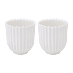 Набор из двух подставок для яиц белого цвета из коллекции edge, s