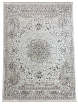 Ковер KIRMANSHAH 38860A WHITE / WHITE Прямоугольник