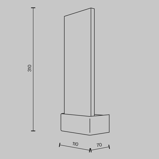 Настенный светильник (бра) Maytoni MOD318WL-L3BS3K
