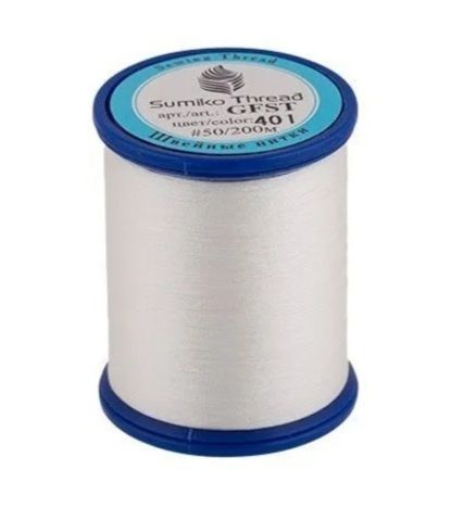 Швейные нитки Sumiko TST для трикотажа 100% нейлон №401 белый