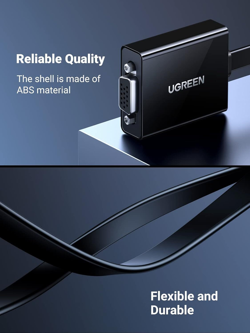 Конвертер HDMI на VGA Adapter UGREEN 40248