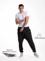 Брюки Джоггеры с мотней облегченные