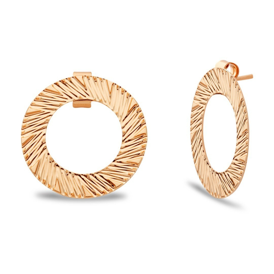 Серьги Boccadamo Magic Circle Rosegold XOR536RS RG с золотым покрытием