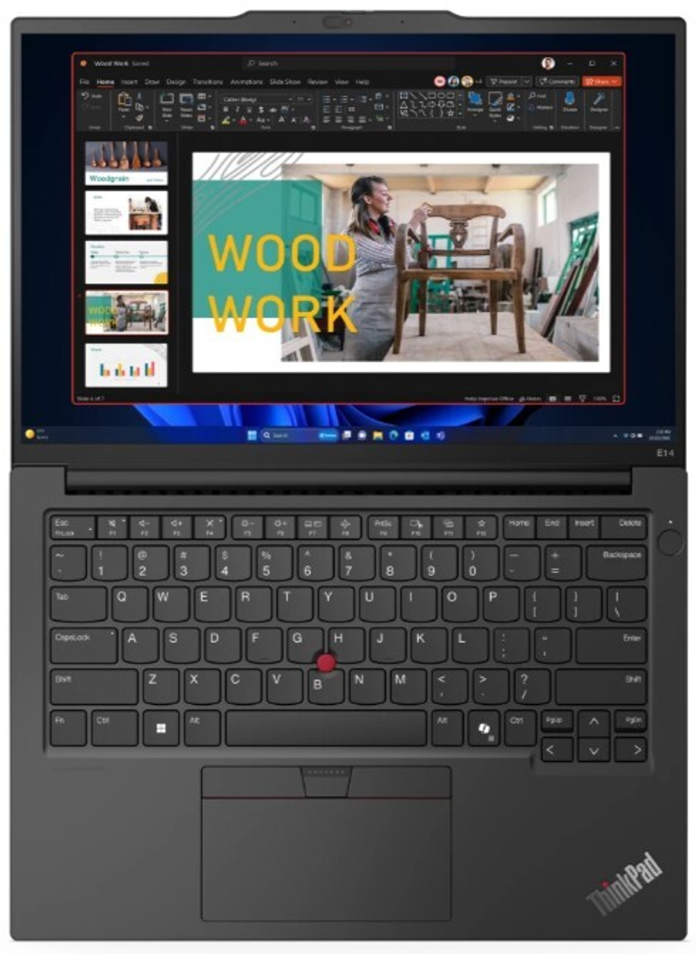 Ноутбук  Lenovo ThinkPad E14 G6 14 ", Ryzen 7, 16 Гб RAM, 512 Гб SSD, Radeon Graphics, Черный