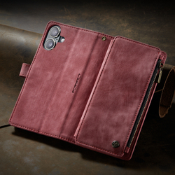 Многофункциональный чехол-кошелек CaseMe 3 in 1 Matte Wallet для iPhone 17