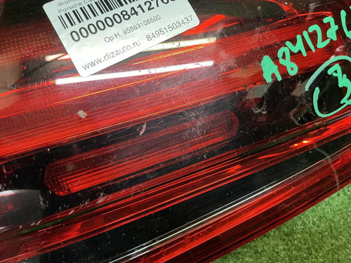 Фонарь левый внутренний Porsche Cayenne 958 14-18