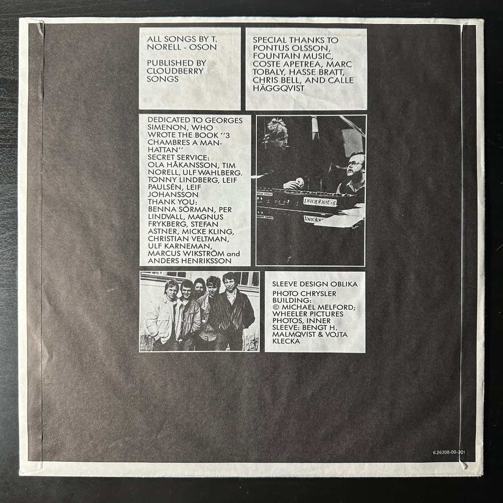 Secret Service ‎– When The Night Closes In (Германия 1985г.)
