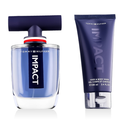 Tommy Hilfiger Impact EDT 100 ml + EDT MINI 4 ml + SG for Body & Hair 100 ml (man) 1 pcs