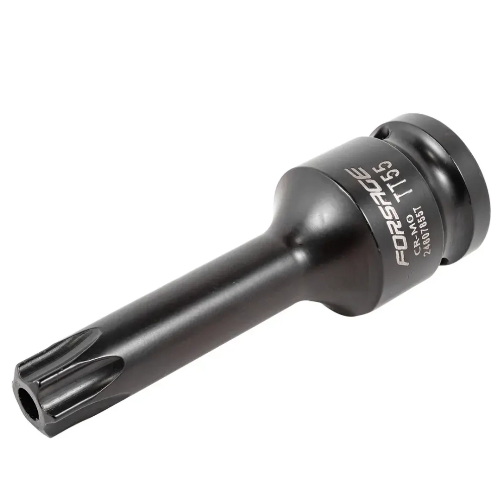 Головка-бита TORX ударная TH55 с отверстием, 1/2'' Forsage F-24607855T