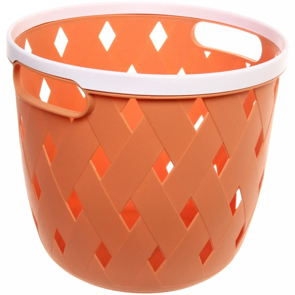 Корзина для хранения «Эрида» оранжевая 24,5х21,5см