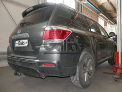Фаркоп оцинкованный Galia T068A для Toyota Highlander 2010-2014(паспорт и сертификат в комплекте)(без электрики)