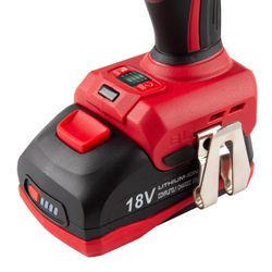 MIGHTY SEVEN (DS-203S) Аккумуляторный шуруповерт, ударный, 18 В, 4 предмета, кейс