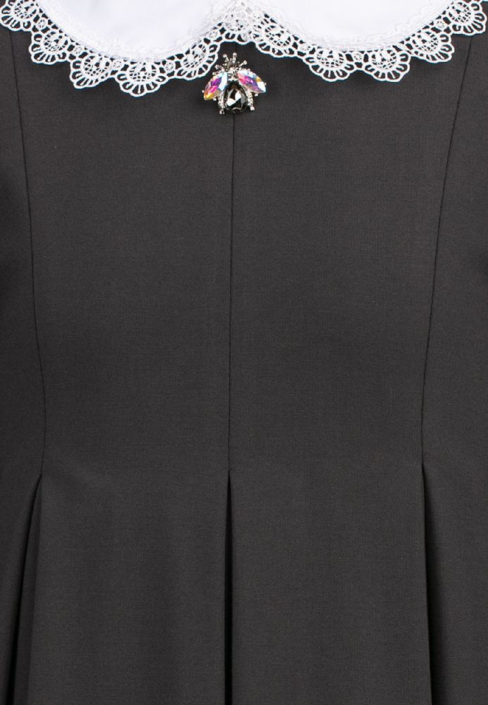 Платье школьное серого цвета AMADEO 122-170
