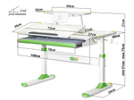 Детский стол Ergokids TH-320 Green (арт.TH-320 W/Z)