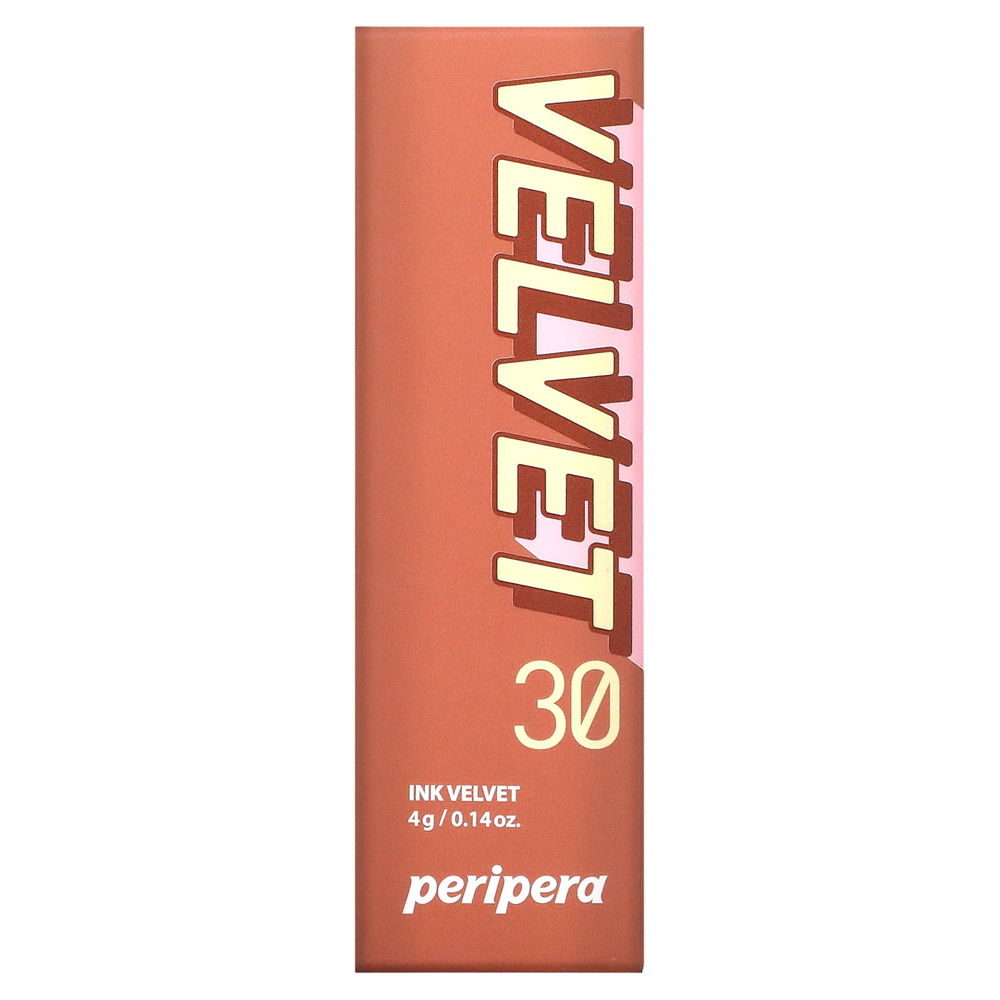 Peripera, Ink Velvet, тинт для губ, оттенок 30 классический нюдовый, 4 г (0,14 унции)