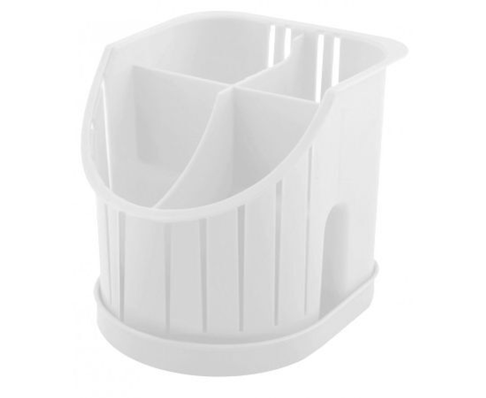 Сушилка для столовых приборов 4х-секц. белый "Verona"