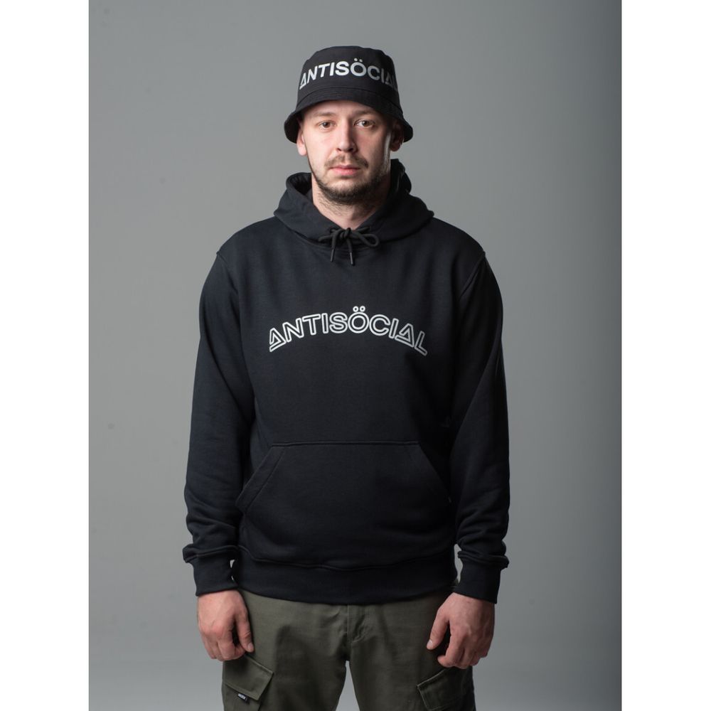 Худи Antisocial Logo 2.0 Черный