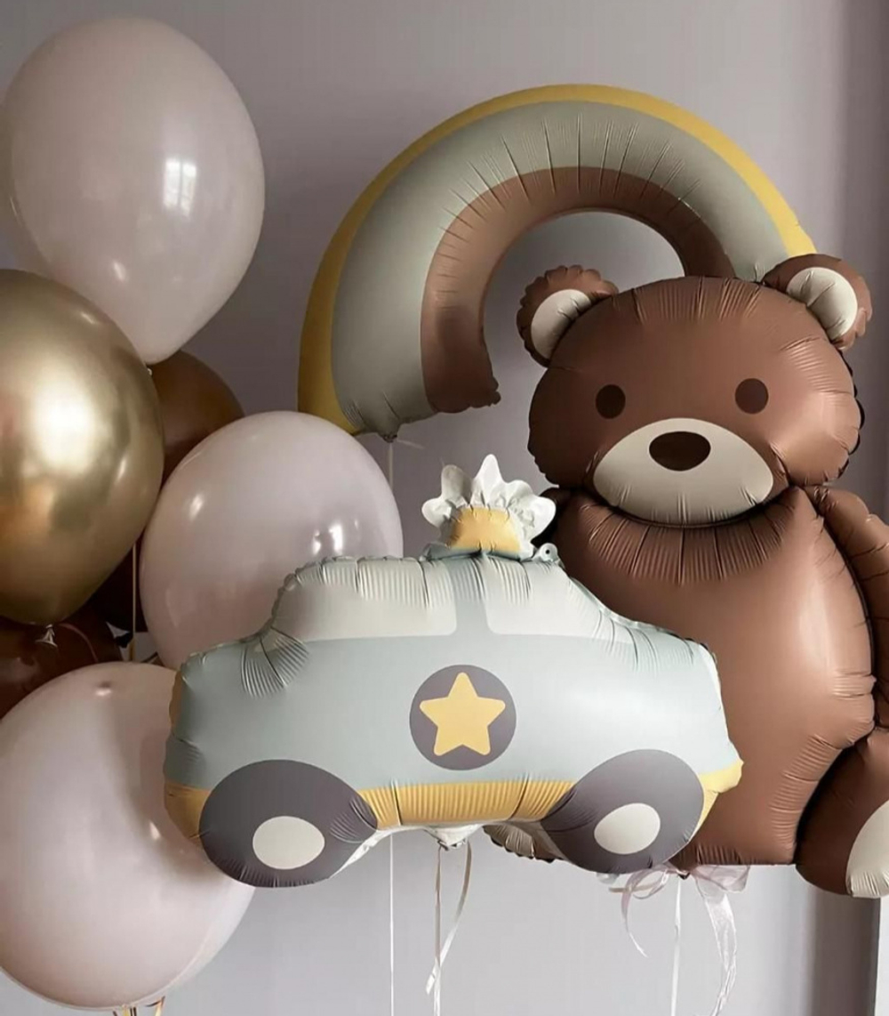 К ФИГУРА Машина голубая