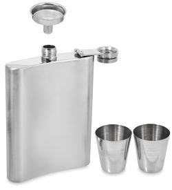 GT-79 Подарочный н-р фляжка с шахматами 250 мл