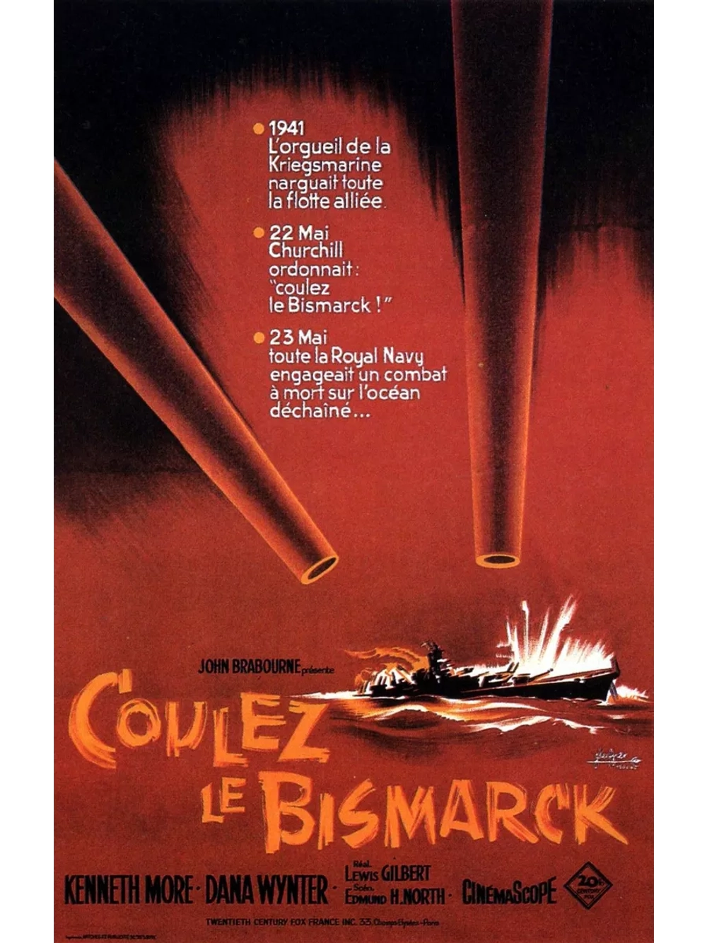 Потопить Бисмарк (1960) (DVD-R), Русский язык.