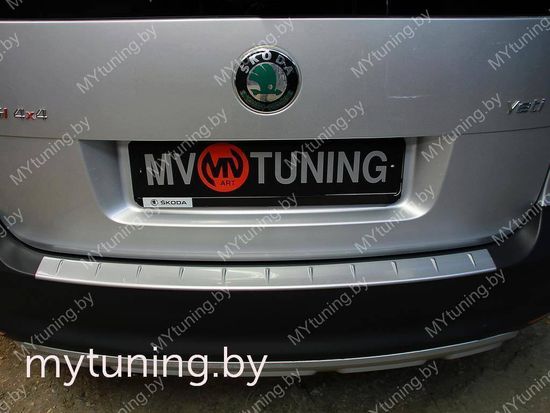 Защитная накладка бампера для Skoda Yeti