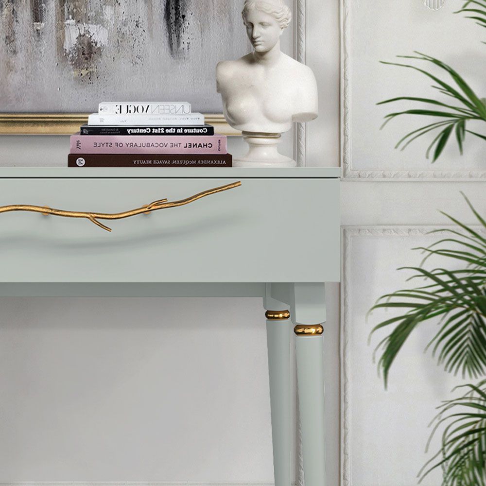 Консоль Арт Колор matte Классик Голд Серый дым матовый