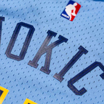 Баскетбольная джерси Mitchell & Ness Road Jersey Denver Nuggets Columbia Blue