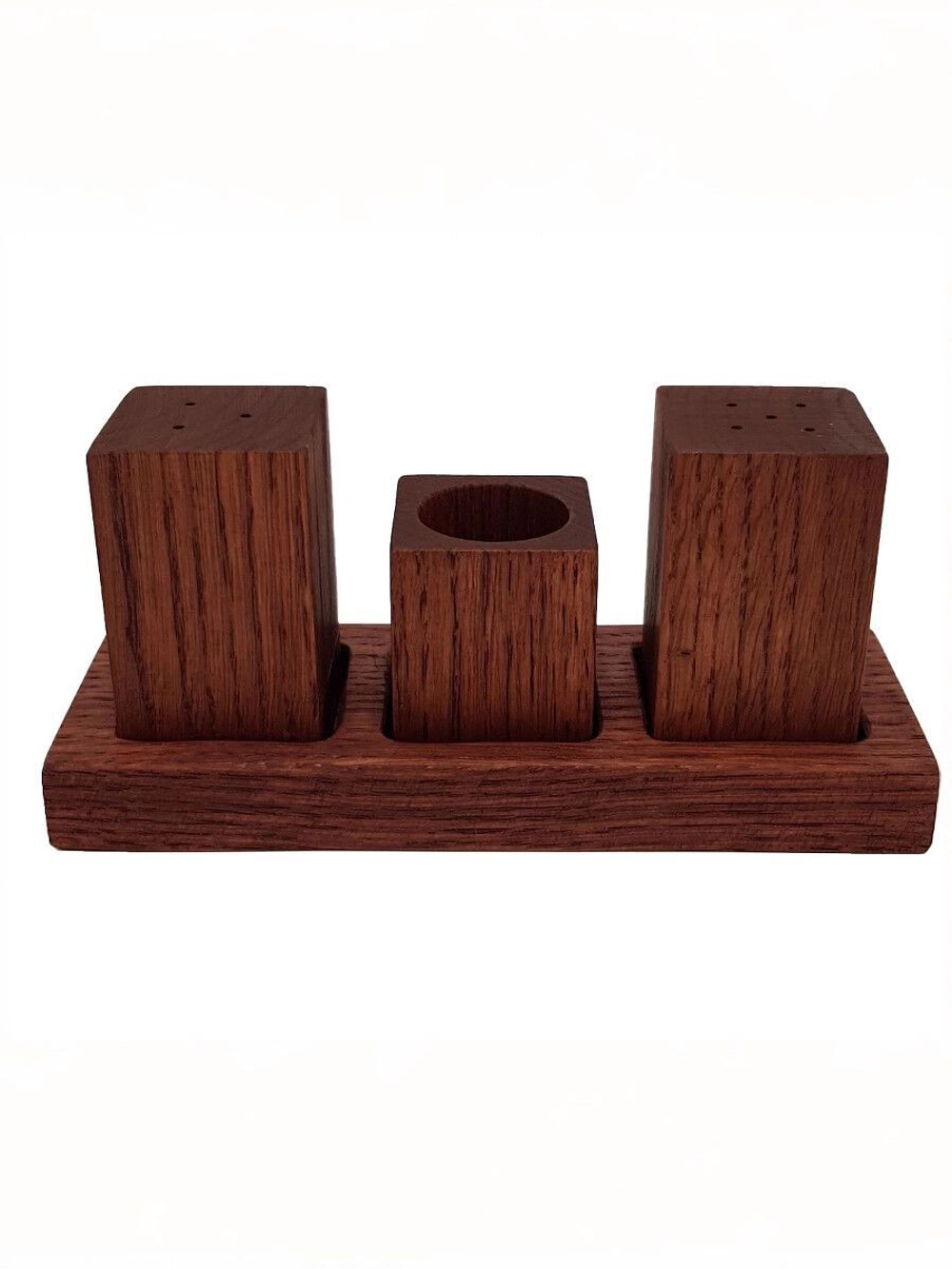 Набор для специй из дуба "Рустик", 3 предмета, PPwood