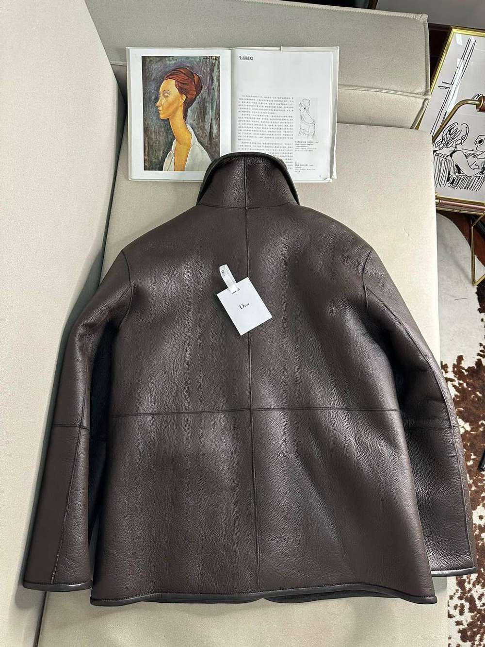 Двусторонняя дубленка Dior