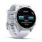 Garmin Fenix 8 43 мм Silver — умные часы с AMOLED-дисплеем и белым ремешком