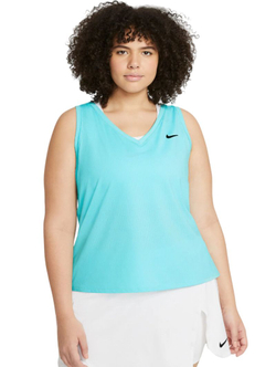 Топ теннисный Nike Court Dri-Fit Victory Tank Plus Line W - copa/white/black