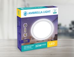 Ambrella Встраиваемый светодиодный светильник Даунлайт Downlight 300156