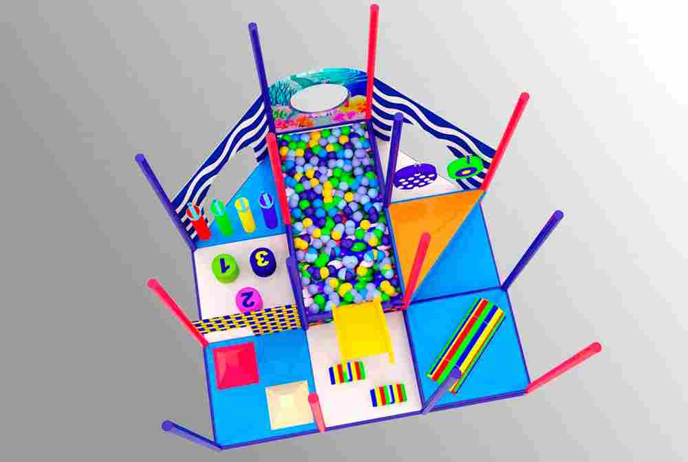 Детский игровой лабиринт «Рыбкино царство»