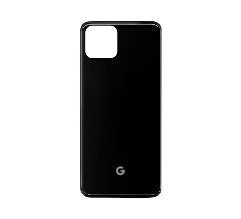 Задняя крышка для Google Pixel 4 черная (Just Black) без стекла камеры